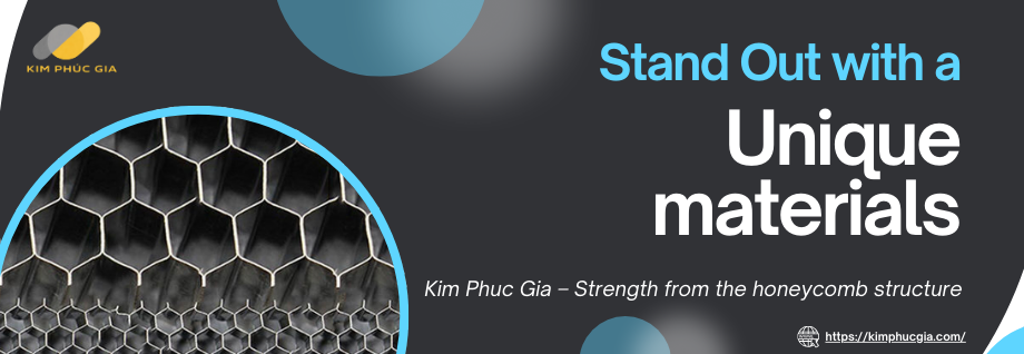 Nhôm tổ ong, lõi nhôm tổ ong, nhôm tổ ong bề mặt Laminate Kim Phúc Gia