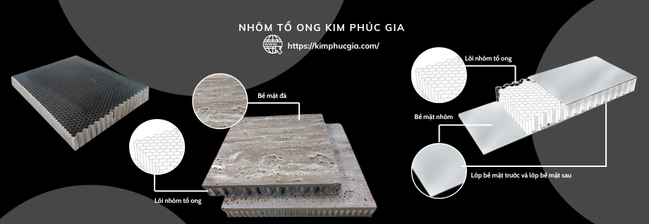 Kim Phúc Gia cung cấp tấm nhôm tổ ong 9mm, 10mm, 15mm, 18mm, 20mm, lõi nhôm tổ ong, tấm đá nhôm tổ ong