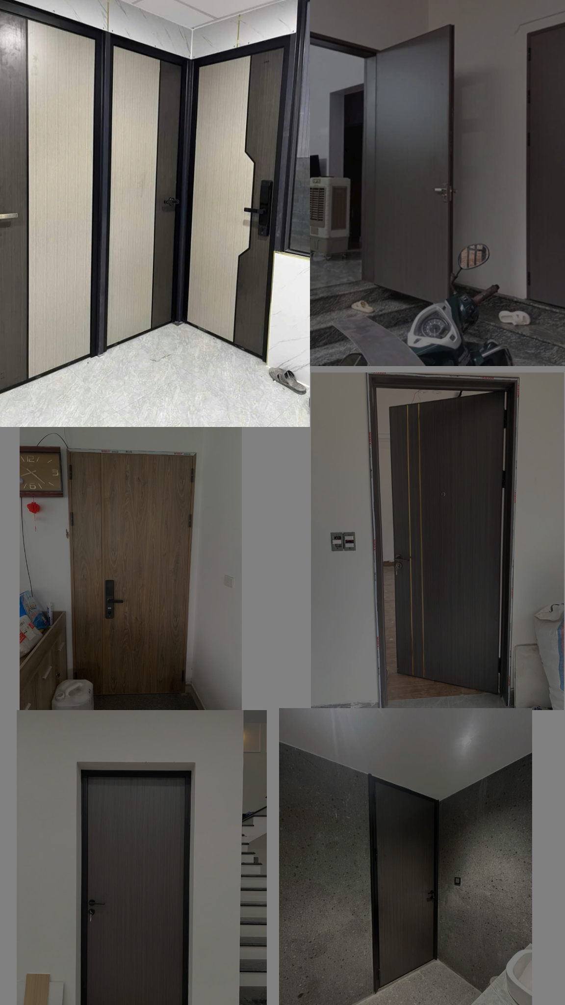 Các loại cửa nhôm tổ ong