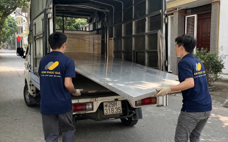 Tấm nhôm tổ ong mua ở Kim Phúc Gia