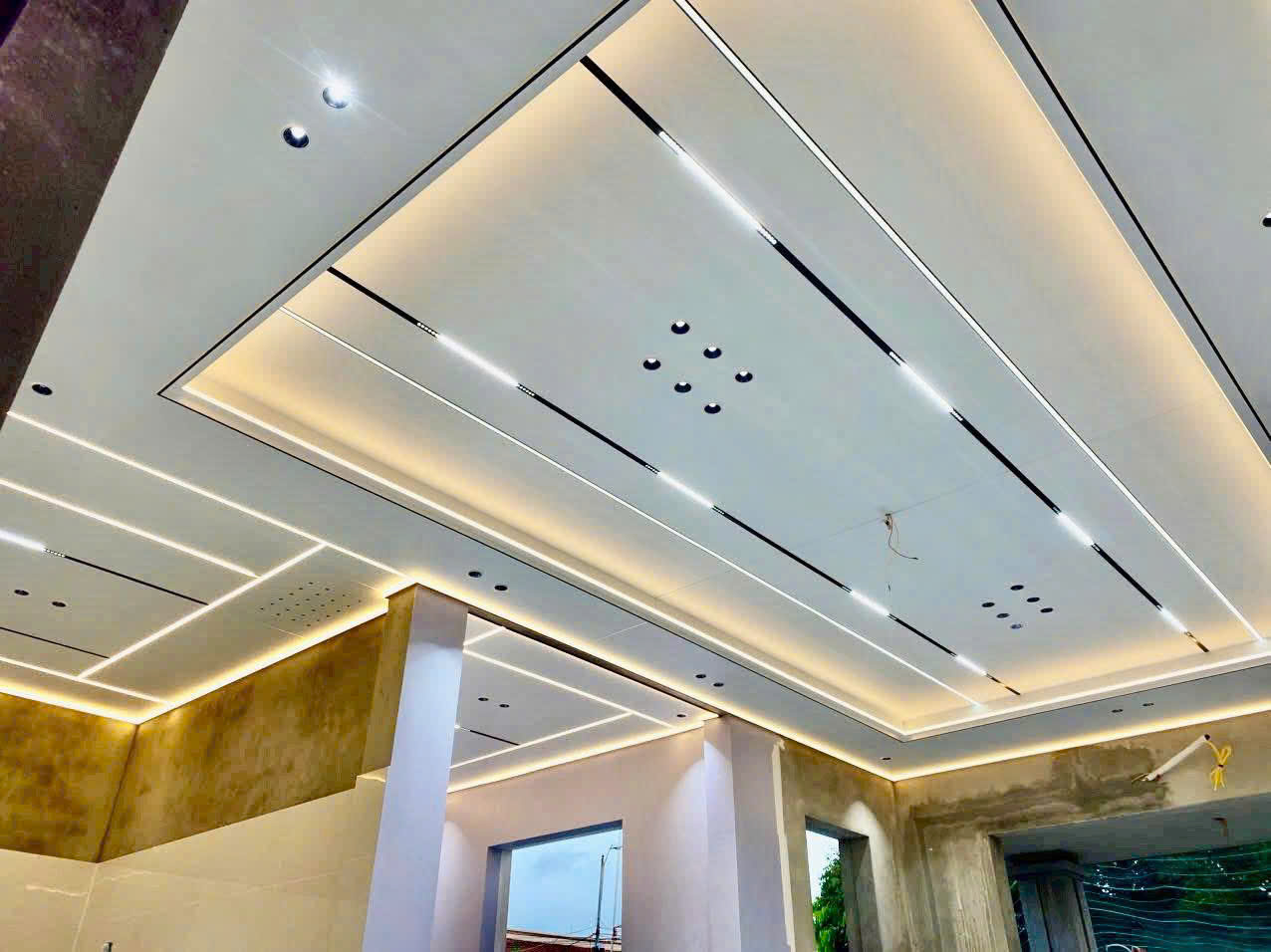 Ứng dụng của tấm nhôm tổ ong 9mm làm trần